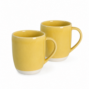 Modern Stoneware Two-Piece Mug Set