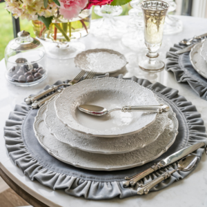 White Ceramic Footed Compote Bowl Edition