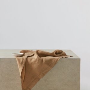 Washed Linen Dining Napkin Set in Sand