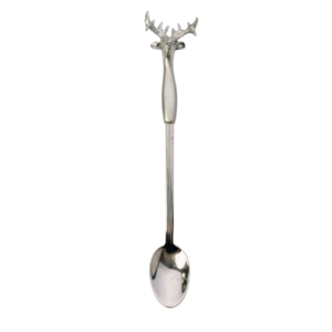 Decorative Metal Serving Spoon for Modern Table Settings