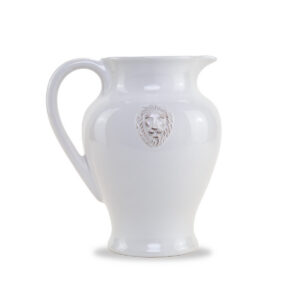 Ceramic Serving Pitcher with Decorative Finish