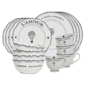 Modern Sixteen Piece Dinnerware Set